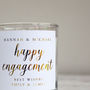 Engagement Candle Personalised Gift, thumbnail 3 of 5