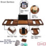 Wood Home Spa Bathtub Caddy Bath Tray, thumbnail 8 of 8