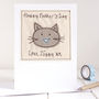 Personalised Cat Father's Day Card, thumbnail 1 of 12