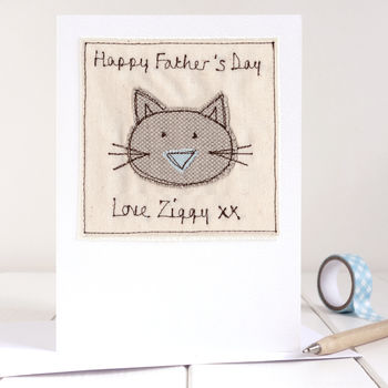 Personalised Cat Christmas Card For Him, Dad, Grandad, 11 of 12