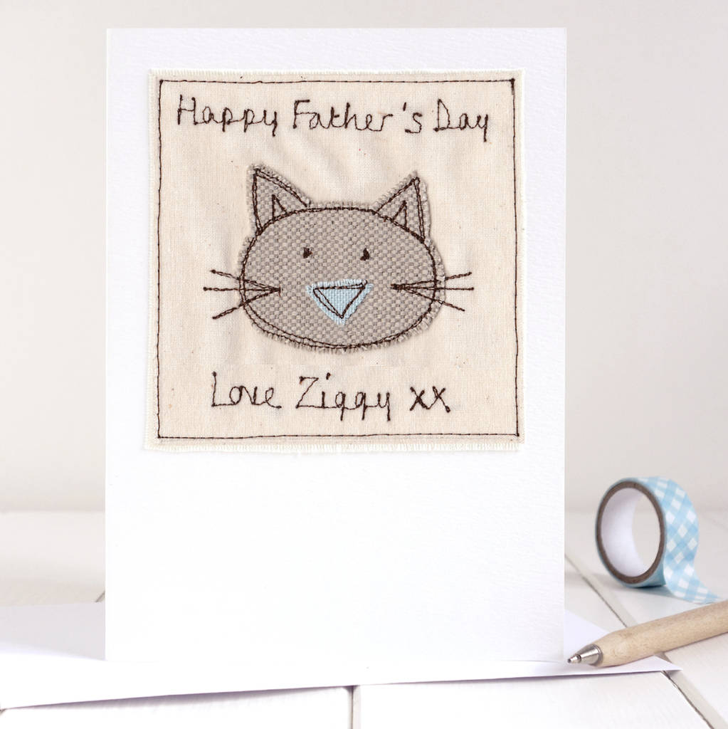 Personalised Cat Father's Day Card, 1 of 12