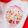 The Picky Bits Embroidered Christmas Jumper, thumbnail 2 of 7