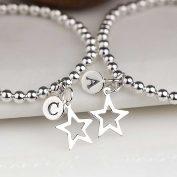 Personalised Children's Silver Star Bracelet, 5 of 6