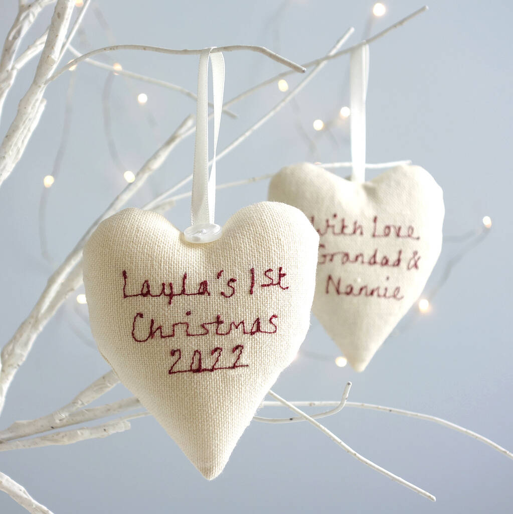 Personalised Baby's First Christmas Decoration Gift, 1 of 12