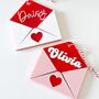 Acrylic Valentines Day Personalised Gift Tag, thumbnail 2 of 2