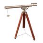 60 Inch Handcrafted Bronze Telescope With Tripod Stand, thumbnail 7 of 9