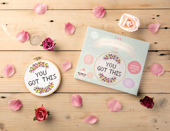'You Got This' Cross Stitch Kit, 3 of 3