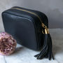 Personalised Cross Body Box Leather Handbag, thumbnail 4 of 12