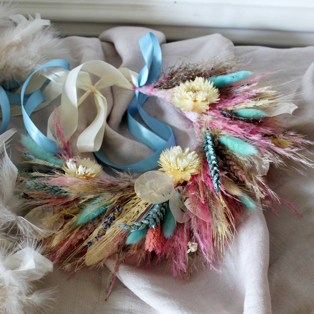 Diy Dried Flower Crown Kit By Objet Dahlia