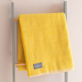 Pure New Wool Fishbone Throws, 2 of 9