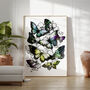 Butterfly Kaleidoscope Fine Art Giclée Print, thumbnail 1 of 4