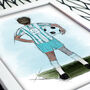 Personalised Boys Football Sketch Print, thumbnail 1 of 6