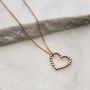 Bead Heart Necklace, thumbnail 3 of 6