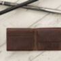 Men's Leather Wallet Embossed Bear Design Rfid, thumbnail 4 of 6