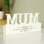 Personalised Mum Heart Plaque, thumbnail 1 of 2
