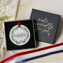 Personalised In Loving Memory Ornament Christmas, thumbnail 4 of 7