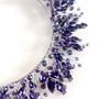 Dark Purple Bridal Crown, thumbnail 4 of 5