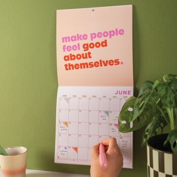 2026 Wall Calendar | Positivity, 3 of 8