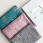 Hedgehog Print Rose Gold Foil Scarf, thumbnail 5 of 10