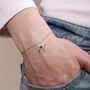 Personalised 3D Labradoodle Silver Chain Bracelet, thumbnail 3 of 10