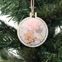 Make A Beaded And Embroidered Christmas Tree Bauble Kit, Pink, thumbnail 2 of 10