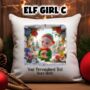 Personalised Christmas Elf Breakout Gift Cushion, thumbnail 6 of 6