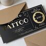 Personalised Scratch To Reveal Tattoo Gift Voucher, thumbnail 4 of 9