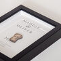 Personalised Engagement Gift Cork Frame, thumbnail 5 of 6