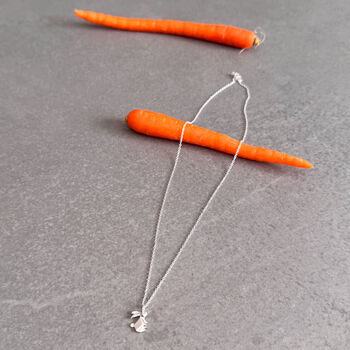 New Year Sterling Silver Rabbit Haiku Necklace, 11 of 11