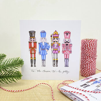 Nutcracker Christmas Cards, Greeting Cards, 4 of 8