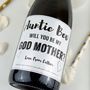 Personalised Godmother/Godfather Gift Champagne Label, thumbnail 1 of 5