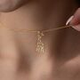 'Stand Tall' Geometric Giraffe Necklace, thumbnail 2 of 10