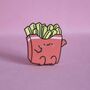 Cute French Fries Enamel Pin, thumbnail 2 of 4
