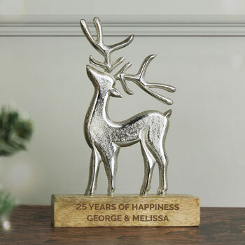 Personalised Stag Ornament, 7 of 7