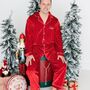 Personalised Family Velvet Christmas Pyjamas, thumbnail 6 of 12