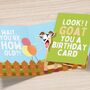 How Old! Screaming And Shaking Funny Birthday 3D Goat Sound Card, thumbnail 1 of 11