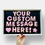 Personalised Custom Cookie Message Box Pink 30, thumbnail 1 of 4
