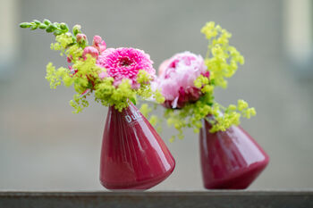 Tumbling Glass Vase Plum, 3 of 7
