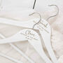 Personalised Wooden Bridal Wedding Day Hanger, thumbnail 3 of 4