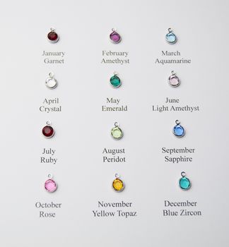 Personalised Birthday Birthstone Necklace, 4 of 5