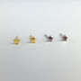 Sterling Silver Tiny Simple Star Stud Earrings, thumbnail 3 of 4
