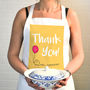 Personalised Apron Thank You Gift, thumbnail 1 of 5