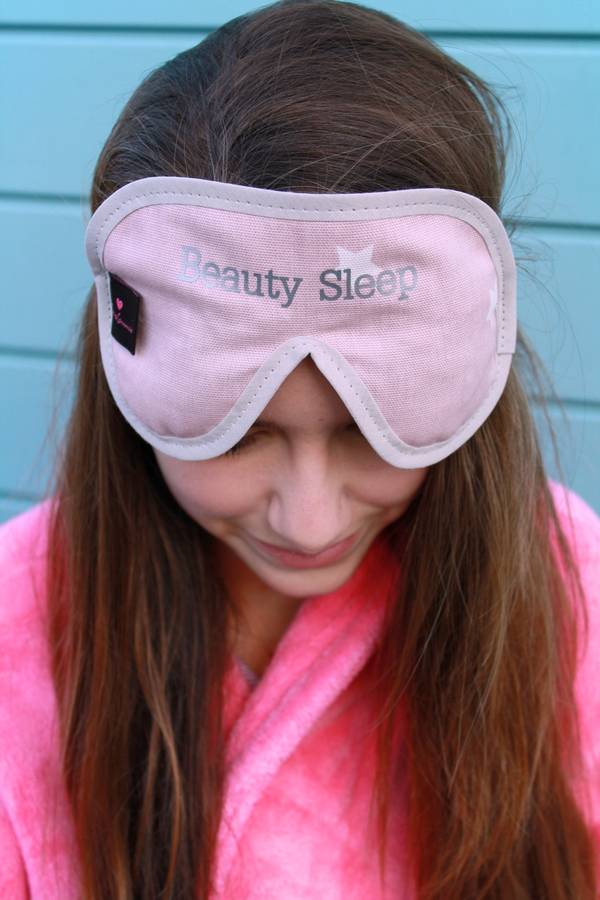 Personalised Sleep Mask 'beauty Sleep' By Love Lammie & Co
