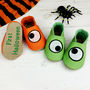 First Halloween Googly Eye Baby Shoes Single Pair, thumbnail 1 of 4