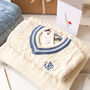 Baby Cricket Jumper And Cable Blanket Gift Set, thumbnail 1 of 12