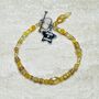 Gemstone Yellow Solar Plexus Chakra Bracelet, thumbnail 1 of 3