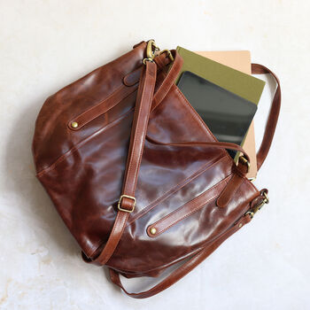 Brown Leather Tote Bag, 3 of 6