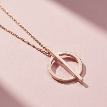 Personalised Circle Bar Necklace, 2 of 10