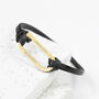 Personalised Men's Shoreditch Leather Bracelet, thumbnail 7 of 12