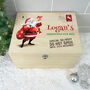 Personalised Cartoon Santa Christmas Eve Box Five Sizes, thumbnail 1 of 8